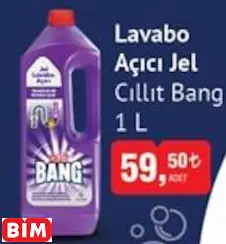 CİLLİT BANG LAVABO AÇICI JEL